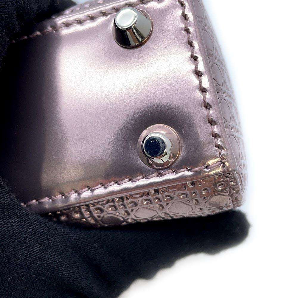 Christian Dior handbag Lady Cannage shoulder bag - Picture 11 of 12